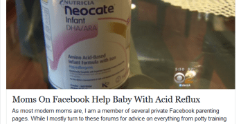 Moms on facebook come to the rescue of a new mom is scammed while tying to buy prescription formula for her baby with severe acid reflux.